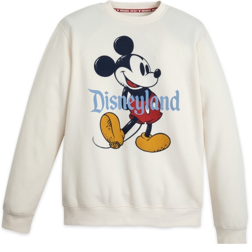 Disney Cream Mickey Mouse Crewneck Sweater
